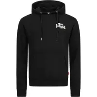 Lonsdale Sweatshirt 'Claughton' zwart / wit