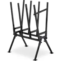 Relaxdays zaagbok - verstelbaar - tot 400 kg - voor kettingzaag - 107 x 81 x 53 cm - staal