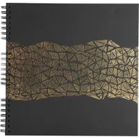 Exacompta Aramy Fotoalbum Spiraal Harde kaft Papier 33 x 35 x 3,3 cm Zwart