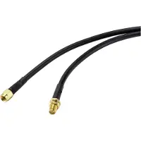 Speaka Professional Antennekabel Verlengkabel [1x RP-SMA Aansluiting (Antennekabel)