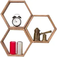 Emob Wandplank van walnoot | Woody Fashion | 61x58x9 cm