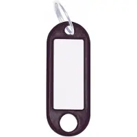 Wedo Unisex, Sleutelhanger, Sleutelhanger, Zwart