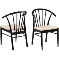 Molecule Cassandra Stoel Oak Matt Black