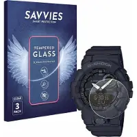 Savvies - Glas Screenprotector voor Casio G-Shock GBA800 - Gehard Beschermglas 9H 3 Stuks