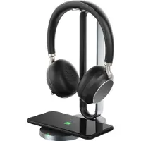 Yealink BH76 Headset Draadloos Hoofdband Oproepen/muziek USB Type-A Bluetooth Oplaadhouder Zwart