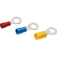 Cimco geïsoleerde ringkabelschoen vertind 10mm² M6 - rood per 100 stuks (180072)