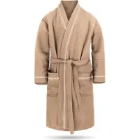 Normani Badjas kort beige