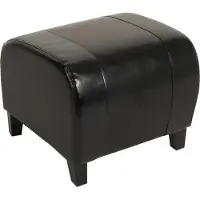 MCW Kruk Cube zitting Kruk Emmen, leer + kunstleer, 37x45x47 cm MVG-gecertificeerd ~ zwart