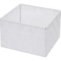 MCW Opbergmand -C37, decoratieve opbergmand opbergmand decoratie 12x19x19cm ~ wit