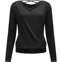 Yogistar Yoga-Longsleeve flowing shakti "ala" - black