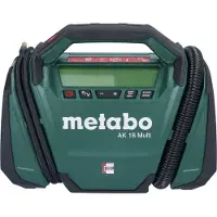 Metabo AK 18 Multi accucompressor 18 V 11 bar + 1x accu 4.0 Ah - zonder lader