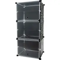 Northio Schoenenkasten, Modulair schoenenrek - 6 schappen (93 x 40 x 31 cm)