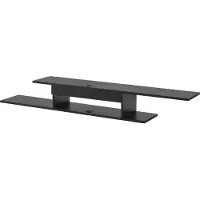En.casa TV wandplank Støvring 21x150x25 cm zwart