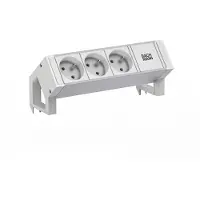 Bachmann DESK2 ALU WIT 3xUTE 0,2m GST18 RAL9010