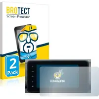 BROTECT - Screenprotector voor Dacia Sandero 2021-2025 Media Display 8" - Folie Beschermfolie transparant 2 Stuks