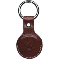 Golden Head Leren sleutelhanger Bari Schlüsselanhänger für AirTag 5114 Cognac bruine