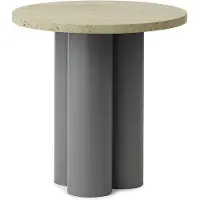 Normann Copenhagen Bijzettafel Dit Table Grey Travertine Light