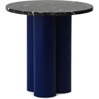 Normann Copenhagen Bijzettafel Dit Table Bright Blue Portoro Gold