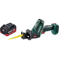 Metabo Sabelzaag, SSE 18 LTX Compacte accuzaag reciprozaag 18 V 13 mm + 1x LiHD accu 5,5 Ah - zonder