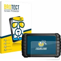 BROTECT Screenprotector voor iCarsoft CR Max BT (2024) Beschermglas transparant