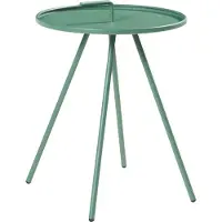 En.casa Tuintafel Fosen rond 55xØ42 cm groen []