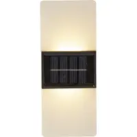 Star Trading LED buiten wandlamp Wally, 20x8 cm wit mat CCT