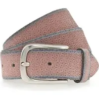B.belt Riem Leder 80 cm oranje