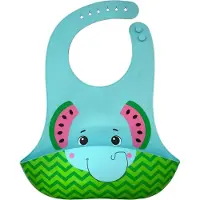 Magni Siliconen Slabbetje – Olifant – Baby & Kind – BPA-vrij