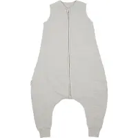 Meyco Baby Uni baby winter slaapoverall jumper - pre-washed hydrofiel - greige - 104cm - 2.0 TOG