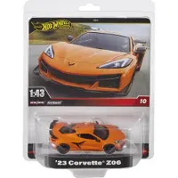 Hot Wheels PREMIUM 1:43RD '23 CORVETTE Z06 Vehicle, Auto, 3 jaar, Metaal, Zwart, Oranje