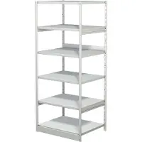 Kerkmann Complete stelling PROGRESS 500 T, basissectie, zonder achterwand, H 1900 x B 750 x D 640 mm