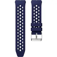 Strap-it Siliconen Smartwatch bandje - Geschikt voor Huawei Watch GT 2e silicone air band - donkerblauw - Horlogeband / Polsband / Armband - GT2E