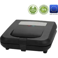 Emerio ST-130038 Tosti-apparaat Anti-aanbaklaag, BPA-vrij Zwart