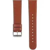Strap-it Smartwatch bandje leer - geschikt voor Xiaomi Watch S1 (Active/Pro) / Watch 2 Pro / Watch S3 / Mi Watch / Amazfit Balance / Bip 5 - strak bruin