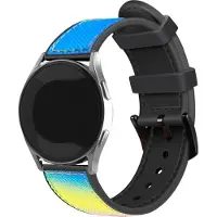 Strap-it Nylon hybrid bandje - geschikt voor Xiaomi Watch S1 (Active/Pro) / Watch 2 Pro / Watch S3 / Mi Watch / Amazfit GTR 47mm / Amazfit Balance / Bip 5 - kleurrijk