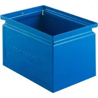 Schäfer Shop stapelbak, 3,5 l, 8 kg, L 210 x B 147 x H 130 mm, staal, RAL 5015 (hemelsblauw)