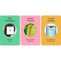Momax Pinpop - Apple GPS en Bluetooth tracker - Blauw