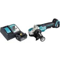 Makita DGA 520 RT1X1 accu haakse slijper 18 V 125 mm X-LOCK Brushless + 1x oplaadbare accu 5.0 Ah + lader