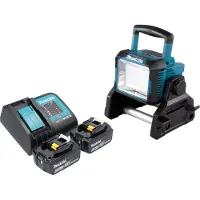 Makita DEADML 811 SG Accu bouwspot 14,4 / 18 V 3000 lm LED + 2x accu 6,0 Ah + lader