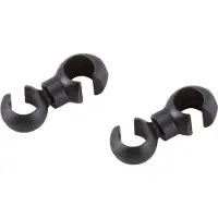 Elvedes roteerhaken 4,3-5mm PVC zwart (4x) CP2015141