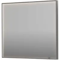 Ink Spiegel SP19 90x4x80 cm incl. direct LED-Verlichting Rondom en Spiegelverwarming Geborsteld RVS