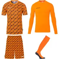 Uhlsport Progressive Keeperstenue Pack Kids Oranje