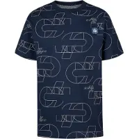 Petrol Industries Shirt 'Marlinview' blauw / wit
