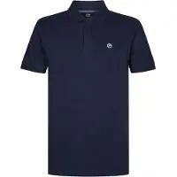 Petrol Industries Shirt 'Flamingo' blauw / wit