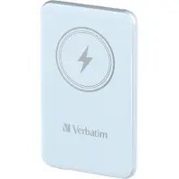 Verbatim Powerbank - - Magnetische Ws Powerbank 5000 - 5000 mAh - USB Type-C - Draadloos opladen