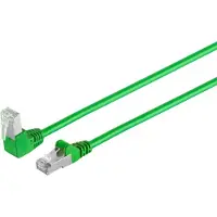 Shiverpeaks S/FTP CAT6 Gigabit netwerkkabel haaks/recht / groen - 5 meter
