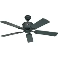 CasaFan Eco Elements Plafondventilator 23 W (Ø x h) 132 cm x 285 mm Grafiet-lak Met afstandsbediening