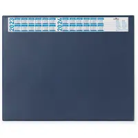 Durable Sous-mains avec calendrier de l'année en cours, bleu