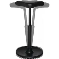 Topstar Stahulp | kunstleer | zithoogteverstelling 570-770 mm | stalen buis zwart | 1 stuk - SH300 DB0 SH300 DB0