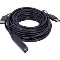 UNITEK Y-278 USB-kabel, USB 2.0, 10 meter, 2 x USB-A naar USB-A, zwart